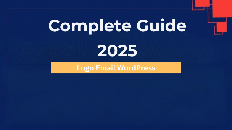 Illustration of a logo placed in WordPress email templates