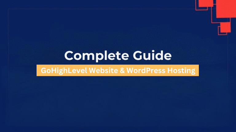 Visual showing GoHighLevel hosting features